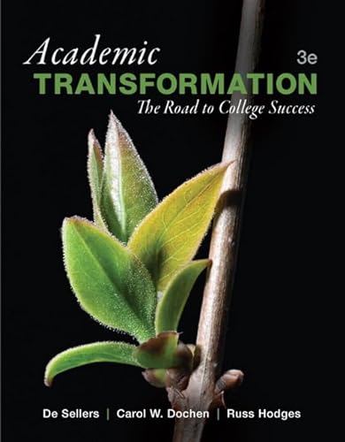 Stock image for Academic Transformation: The Road to College Success (Mystudentsuccesslab) for sale by HPB-Red