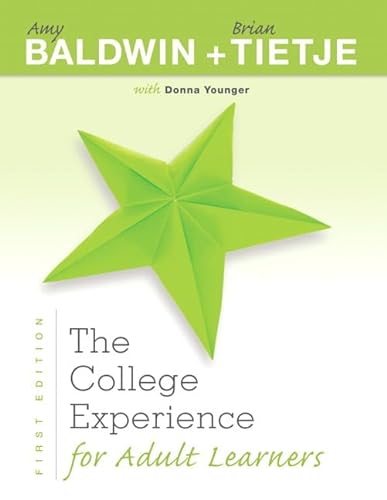 9780321886118: The College Experience for Adult Learners
