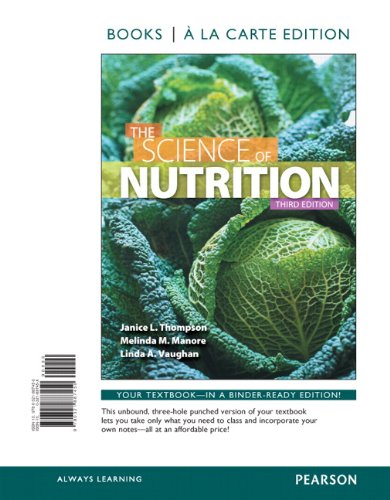 Beispielbild fr Science of Nutrition, The, Books a la Carte Edition (3rd Edition) zum Verkauf von HPB-Red