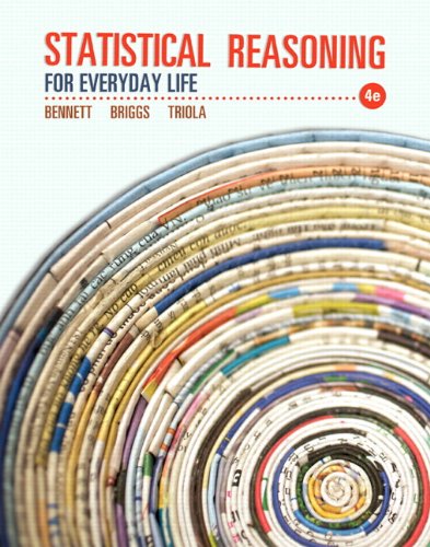 Imagen de archivo de Statistical Reasoning for Everyday Life Plus NEW MyStatLab with Pearson eText -- Access Card Package (4th Edition) (Bennett Science & Math Titles) a la venta por dsmbooks