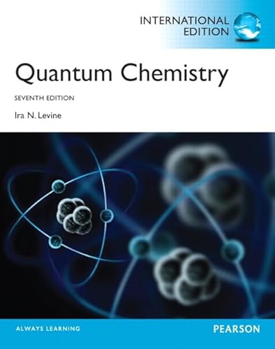 Imagen de archivo de Quantum Chemistry a la venta por dsmbooks