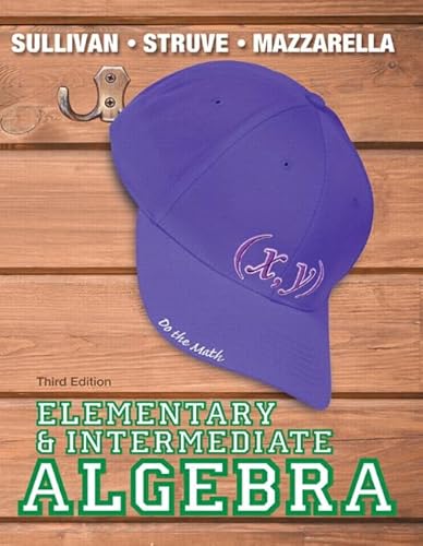 9780321894168: Elementary & Intermediate Algebra