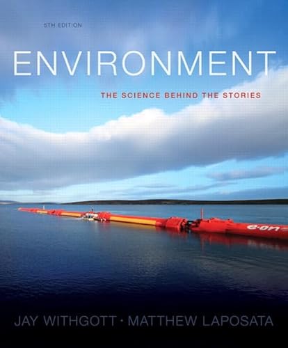 Imagen de archivo de Environment: The Science Behind the Stories Plus Masteringenvironmentalscience with Etext -- Access Card Package a la venta por Front Cover Books