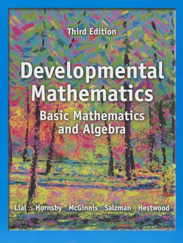 Beispielbild fr Developmental Mathematics: Basic Math and Algebra Plus NEW MyLab Math with Pearson eText -- Access Card Package (3rd Edition) (Lial Developmental Math Series) zum Verkauf von Mispah books