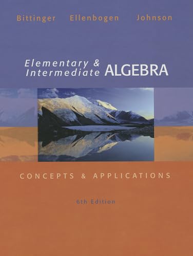 9780321901064: Elementary and Intermediate Algebra: Concepts and Applications, Plus MyLab Math/MyLab Statistics -- Access Card Package