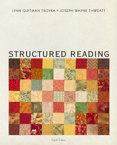 Structured Reading with NEW MyReadingLab with Pearson eText --Access Card Package (8th Edition) (9780321902887) by Troyka, Lynn Q.; Thweatt, Joe Wayne