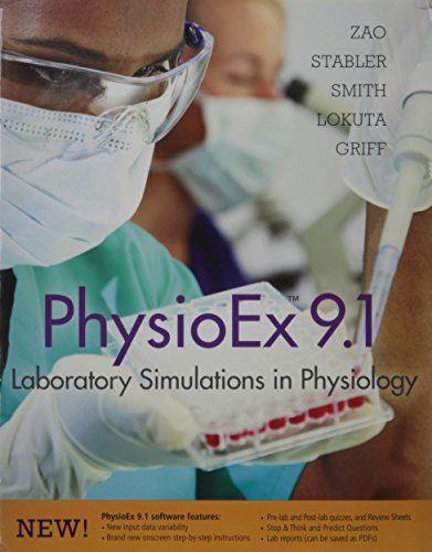 Imagen de archivo de PhysioEx 9.0: Laboratory Simulations in Physiology a la venta por SecondSale