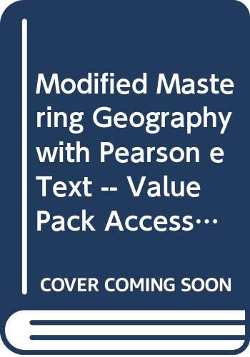 Modified Mastering Geography with Pearson eText -- ValuePack Access Card -- for World Regions in Global Context: Peoples, Places, and Environments (9780321905864) by Marston, Sallie A.; Knox, Paul L.; Liverman, Diana M.; Del Casino Jr., Vincent; Robbins, Paul F.