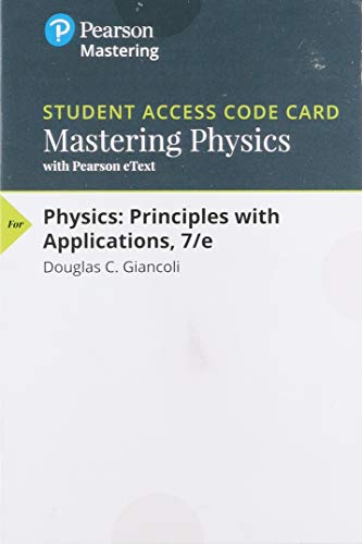 Beispielbild fr Mastering Physics with Pearson eText -- ValuePack Access Card -- for Physics: Principles with Applications zum Verkauf von BooksRun