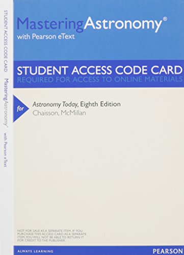 Immagine dell'editore per ASTRONOMY TODAY-MASTERING ASTR venduto da Campus Bookstore