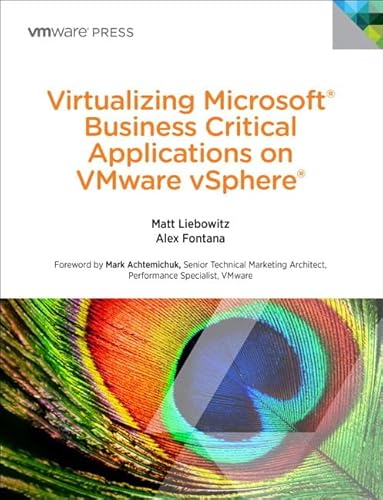 Imagen de archivo de Virtualizing Microsoft Business Critical Applications on Vmware Vsphere 5 (Vmware Press Technology) a la venta por HPB-Red