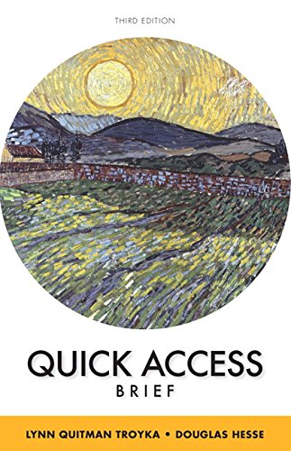 9780321914071: Quick Access, Brief Edition (Troyka Quick Access Franchise)
