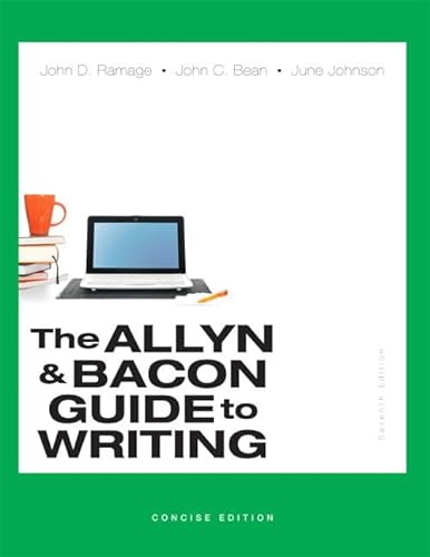 9780321914309: Allyn & Bacon Guide to Writing, The, Concise Edition