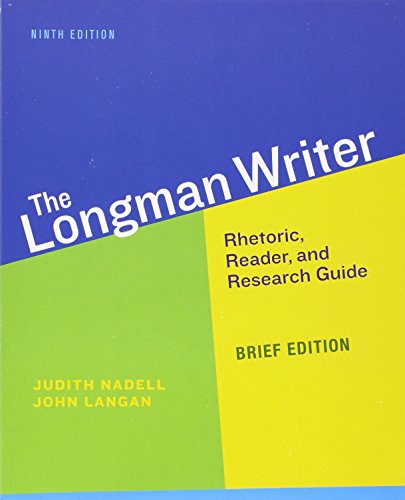 Beispielbild fr Longman Writer, The, Brief Edition (9th Edition) zum Verkauf von BooksRun