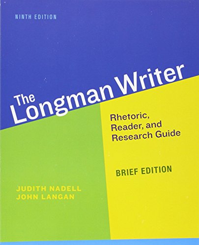 Imagen de archivo de Longman Writer, The, Brief Edition (9th Edition) a la venta por BooksRun