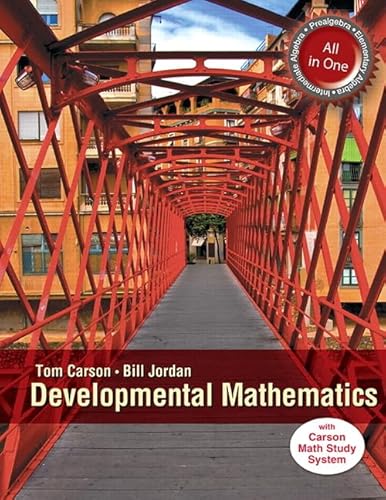 9780321915177: Developmental Mathematics: Prealgebra, Elementary and Intermediate Algebra