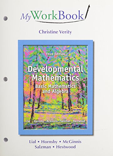 9780321915825: Developmental Mathematics: Basic Mathematics and Algebra