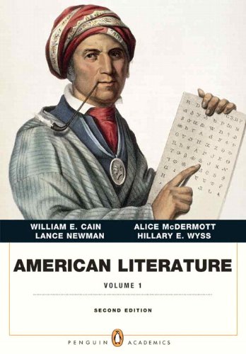 9780321916693: American Literature, Volume 1 with Student Access Code (Penguin Academics)