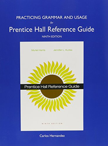 Beispielbild fr Practicing Grammar and Usagefor Prentice Hall Reference Guide zum Verkauf von Better World Books