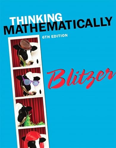 9780321923233: Thinking Mathematically