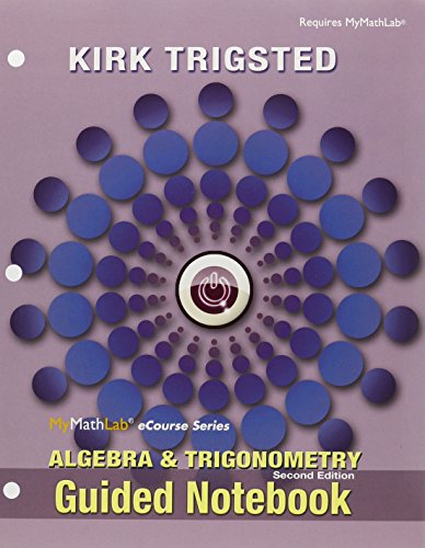 Stock image for Guided Notebook for Trigsted Algebra & Trigonometry for sale by BooksRun