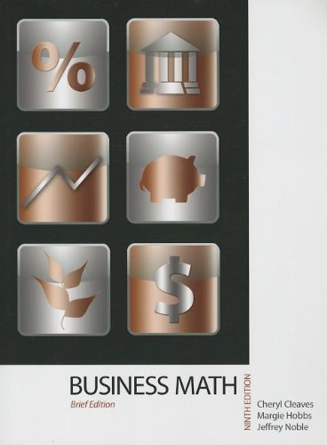 9780321923905: Business Mathematics
