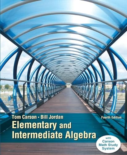 Beispielbild fr Elementary and Intermediate Algebra zum Verkauf von BooksRun