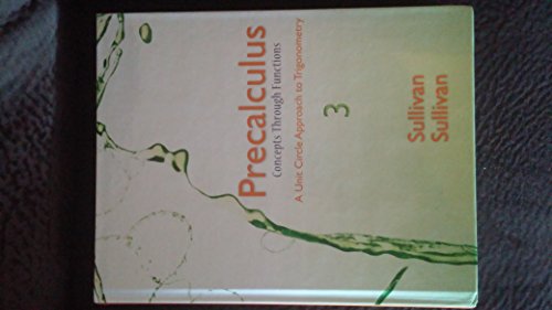 Beispielbild fr Precalculus: Concepts Through Functions, A Unit Circle Approach to Trigonometry Plus NEW MyLab Math with Pearson eText -- Access Card Package (Sullivan Sullivan Precalculus Titles) zum Verkauf von Books of the Smoky Mountains