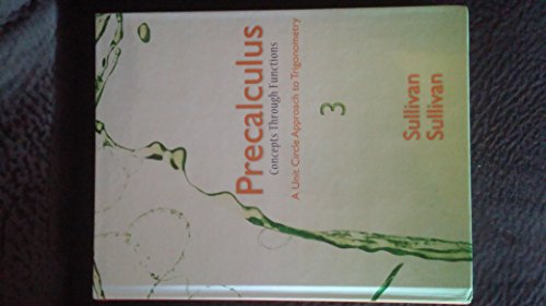 9780321926036: Precalculus: Concepts Through Functions: A Unit Circle Approach to Trigonometry