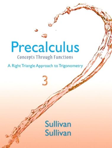 Beispielbild fr Precalculus : Concepts Through Functions, a Right Triangle Approach to Trigonometry zum Verkauf von Better World Books: West
