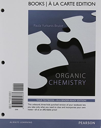 Stock image for Study Guide and Student Solutions Manual for Organic Chemistry, Books a la Carte Edition for sale by BooksRun