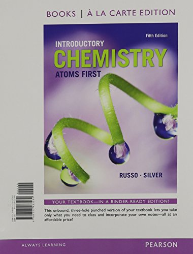 Stock image for Introductory Chemistry: Atoms First, Books a la Carte Plus Mastering Chemistry with eText -- Access Card Package (5th Edition) for sale by GoldBooks