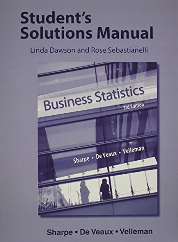 Imagen de archivo de Student's Solutions Manual for Business Statistics a la venta por ThriftBooks-Atlanta