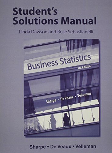 9780321939401: Student's Solutions Manual for Business Statistics