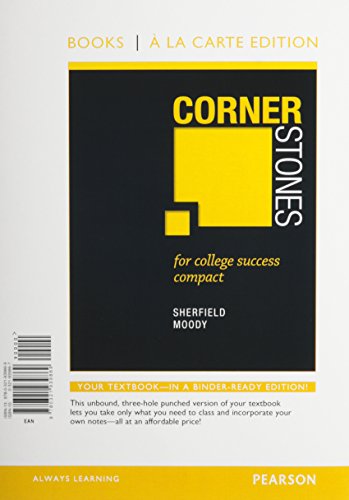 9780321939869: Cornerstones for College Success Compact: Books a La Carte Edition