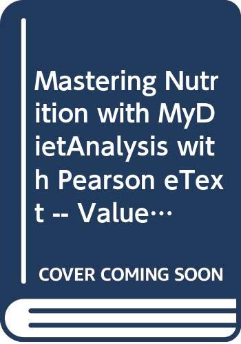 Beispielbild fr MasteringNutrition with MyDietAnalysis with Pearson eText -- ValuePack Access Card -- for Nutrition and You, MyPlate Edition zum Verkauf von HPB-Red