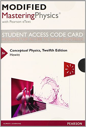 Stock image for Conceptual Physics Modified Masteringphysics With Pearson Etext Standalone Access Card for sale by Revaluation Books