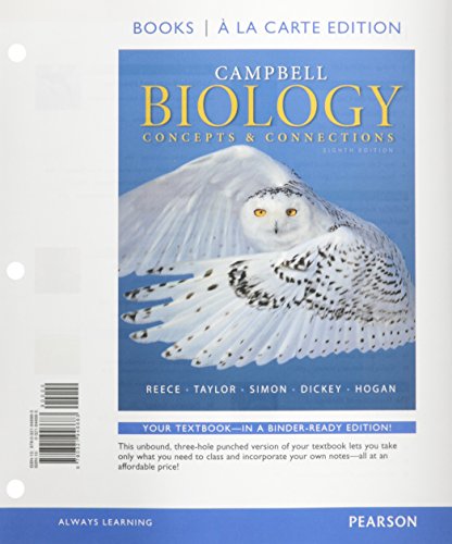 9780321941916: Campbell Biology: Concepts & Connections, Books a la Carte Plus Modified Mastering Biology with eText -- Access Card Package (8th Edition)