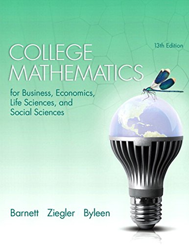 Stock image for College Mathematics for Business, Economics, Life Sciences, and S for sale by Hawking Books
