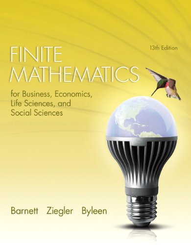 Stock image for Finite Mathematics for Business, Economics, Life Sciences and Social Sciences + New Mymathlab With Pearson Etext Access Card: for sale by TextbookRush