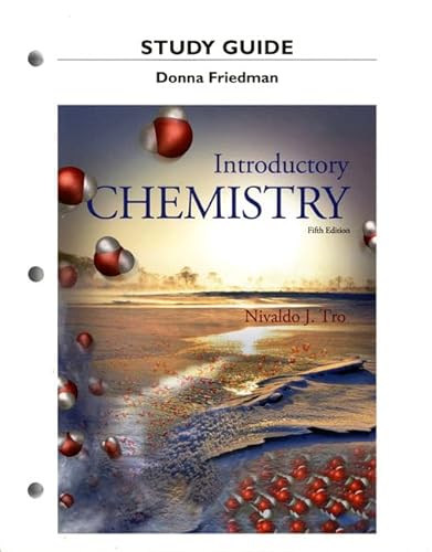 Beispielbild fr Study Guide for Introductory Chemistry zum Verkauf von HPB-Red