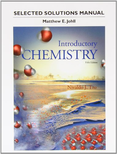 Beispielbild fr Student's Selected Solutions Manual for Introductory Chemistry zum Verkauf von Better World Books: West