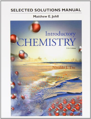 Imagen de archivo de Student's Selected Solutions Manual for Introductory Chemistry a la venta por SecondSale