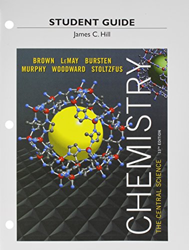 Beispielbild fr Study Guide for Chemistry: The Central Science zum Verkauf von HPB-Red