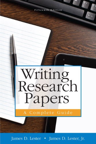 Immagine dell'editore per Writing Research Papers: A Complete Guide (spiral) (15th Edition) venduto da BooksRun