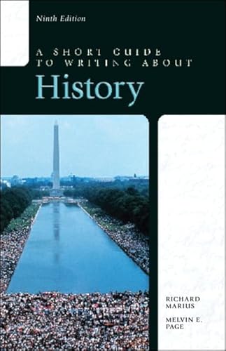 9780321953292: Short Guide to Writing about History, A