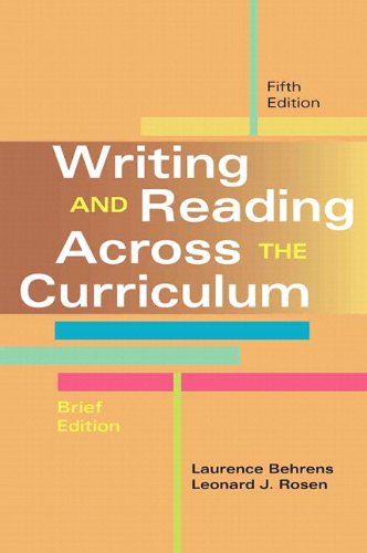 Imagen de archivo de Writing and Reading Across the Curriculum, Brief Edition Plus NEW MyCompLab -- Access Card Package (5th Edition) a la venta por dsmbooks