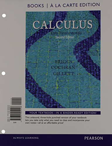 Beispielbild fr Calculus: Early Transcendentals, Books a la Carte Edition zum Verkauf von BooksRun