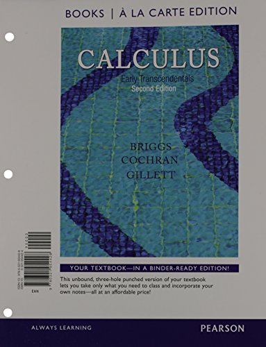 Stock image for Calculus: Early Transcendentals, Books a la Carte Edition for sale by HPB-Red