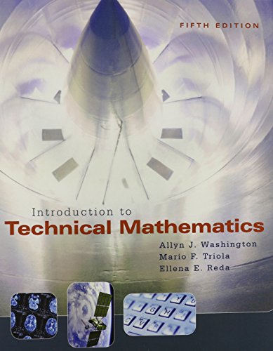 Introduction to Technical Mathematics with MyLab Math Student Access Kit (9780321955067) by Washington, Allyn; Triola, Mario; Reda, Ellena